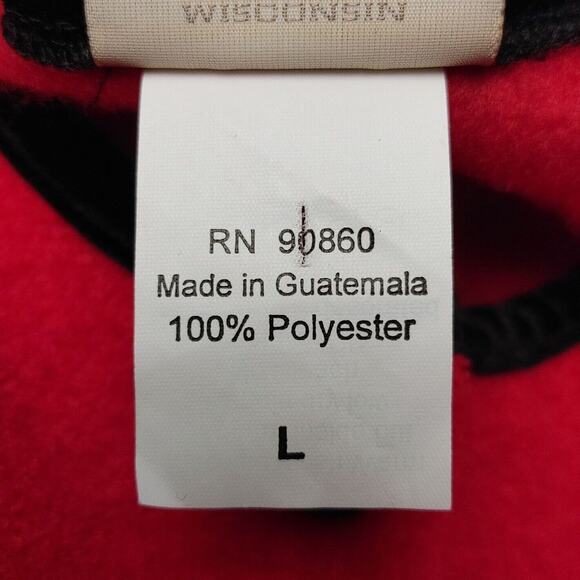 Artizans Women's Red/Black Long Sleeve Button Down Cardigan Large - Picture 4 of 4